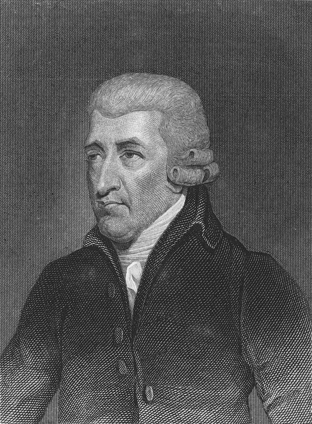 Engraved portrait of John Walker